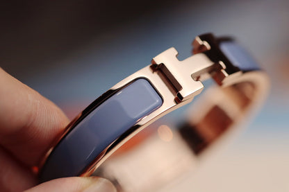 [Amore Jewelry]H BRACELET 12MM BLUE GRAY