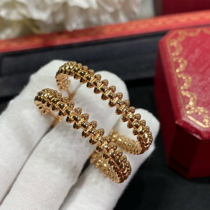 [Amore Jewelry]CLASH LARGE HOOP EARRINGS