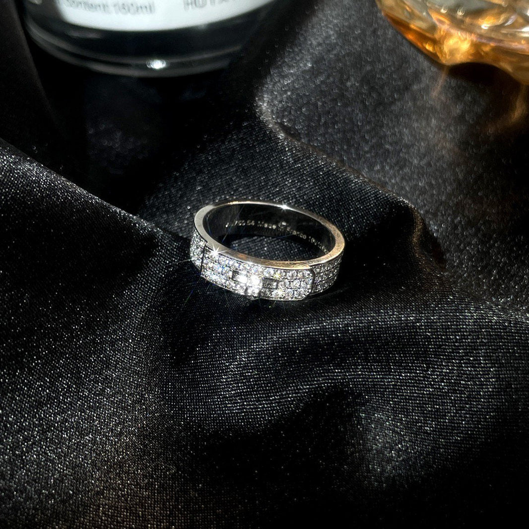 [Amore Jewelry]KELLY SILVER DIAMOND RING