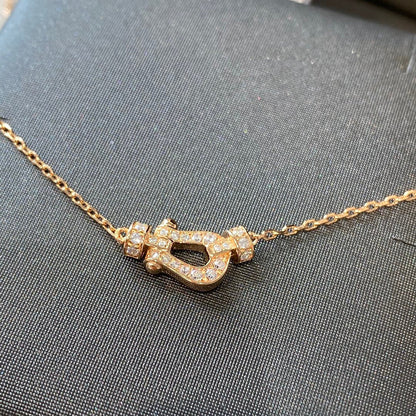 [Amore Jewelry]FORCE 10 DIAMOND PINK GOLD NECKLACE MINI MODEL