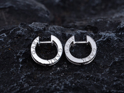 [Amore Jewelry]ZERO 1 MINI SILVER DIAMOND EARRINGS