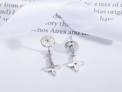 [Amore Jewelry]VIDYLLE SILVER DIAMOND MINI DROP EARRINGS