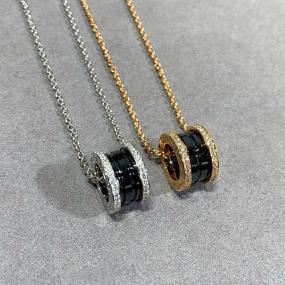 [Amore Jewelry]ZERO 1 DIAMOND CERAMIC NECKLACE