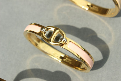 [Amore Jewelry]CLIC CHAINE GOLD BRACELET