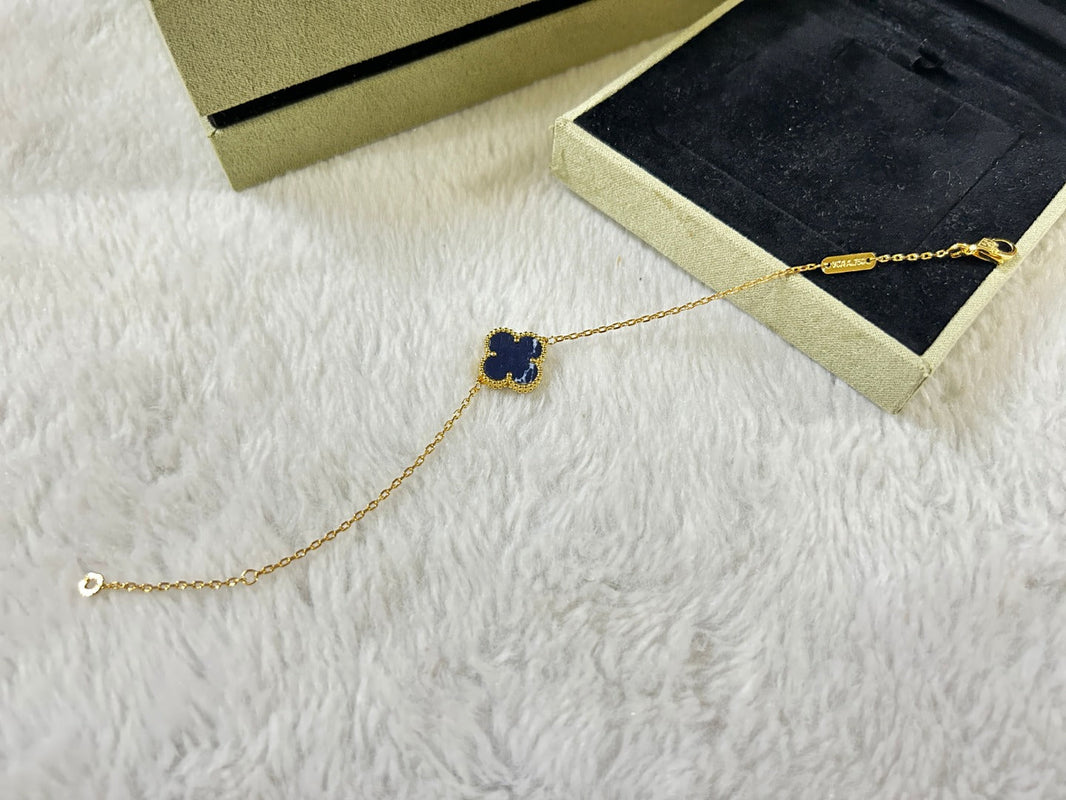 [Amore Jewelry]CLOVER 1 MOTIF PIETERSITE BRACELET