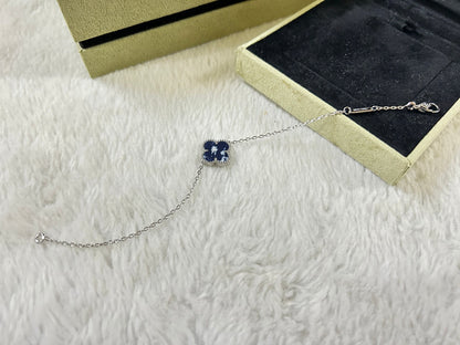 [Amore Jewelry]CLOVER 1 MOTIF PIETERSITE BRACELET