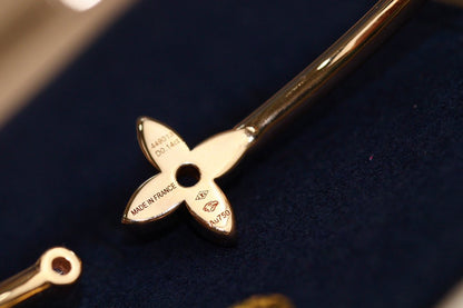 [Amore Jewelry]IDYLLE PINK GOLD OPEN BRACELET DIAMOND PAVED