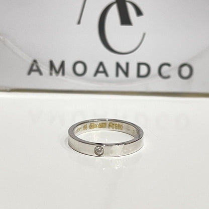 [Amore Jewelry]LOVE RING 4MM 1 DIAMOND