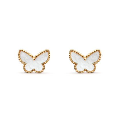[Amore Jewelry]SWEET BUTTERFLY MOP EARSTUDS