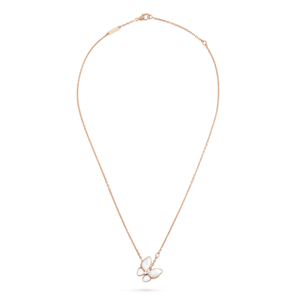 [Amore Jewelry]BUTTERFLY MOP DIAMOND NECKLACE