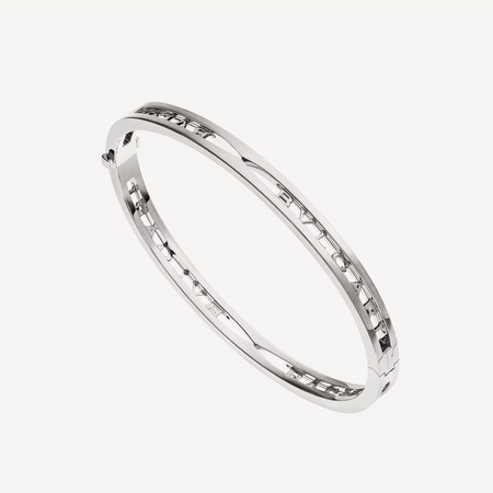 [Amore Jewelry]ZERO 1 SPIRAL LOGO SILVER BRACELET