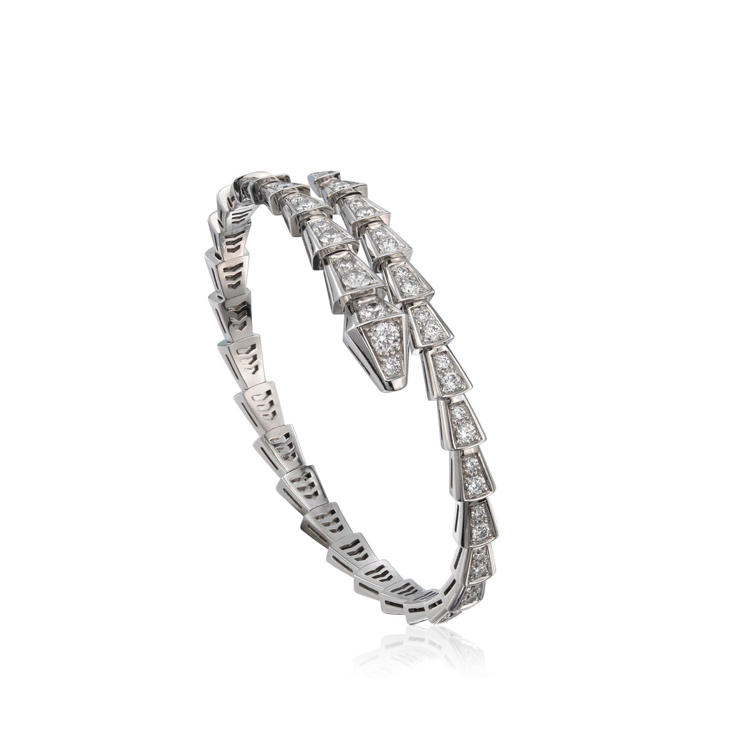 [Amore Jewelry]SERPENTI BRACELET 6MM SILVER DIAMOND