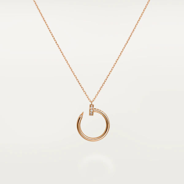 [Amore Jewelry]JUSTE NECKLACE PINK GOLD
