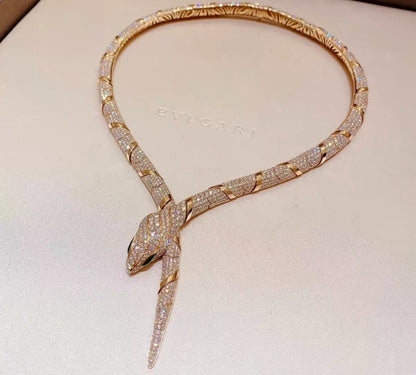 [Amore Jewelry]HAUTE COUTURE GOLD SERPENTI NECKLACE
