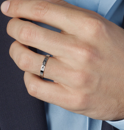 [Amore Jewelry]ALLIANCE LIENS VIDENCE 3MM RING