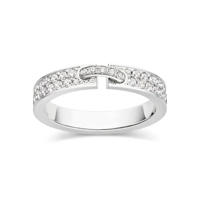[Amore Jewelry]ALLIANCE LIENS VIDENCE PAVED DIAMOND 4MM RING