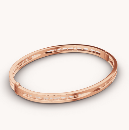 [Amore Jewelry]ZERO 1 SPIRAL LOGO PINK GOLD BRACELET