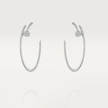 [Amore Jewelry]JUSTE EARRINGS FULL DIAMONDS 1.8MM