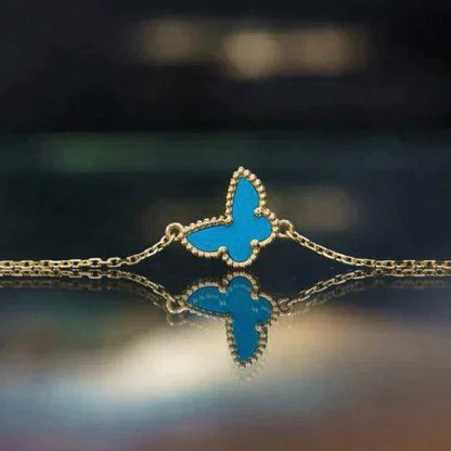 [Amore Jewelry]BUTTERFLY TURQUOISE BUTTERFLY BRACELET
