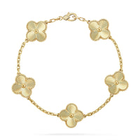 [Amore Jewelry]CLOVER 5 FLOWERS LASER BRACELET