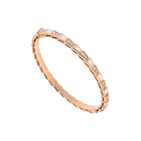 [Amore Jewelry]SERPENTI BRACELET PINK GOLD MOP DIAMOND