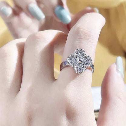 [Amore Jewelry]CLOVER DIAMOND RING