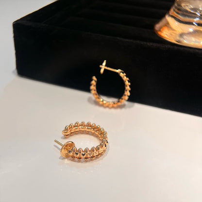 [Amore Jewelry]CLASH SMALL HOOP EARRINGS