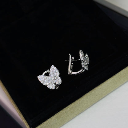 [Amore Jewelry]BUTTERFLY ALL DIAMOND EARRINGS
