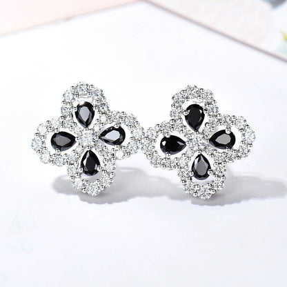 [Amore Jewelry]LOOP EARRINGS FULL MOTIF DIAMOND 16MM