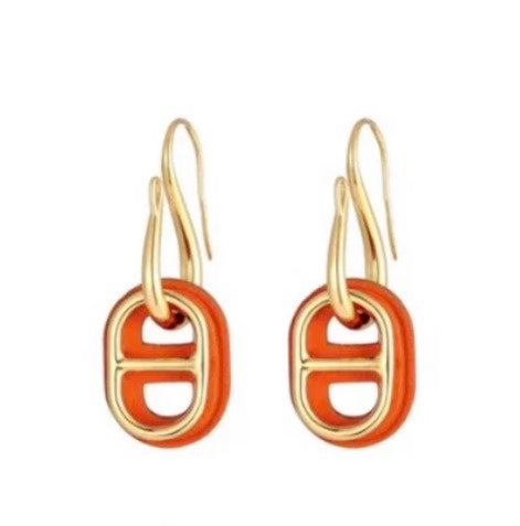 [Amore Jewelry]HM O'MAILLON GOLD EARRINGS