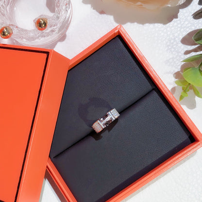 [Amore Jewelry]H RING FULL DIAMOND