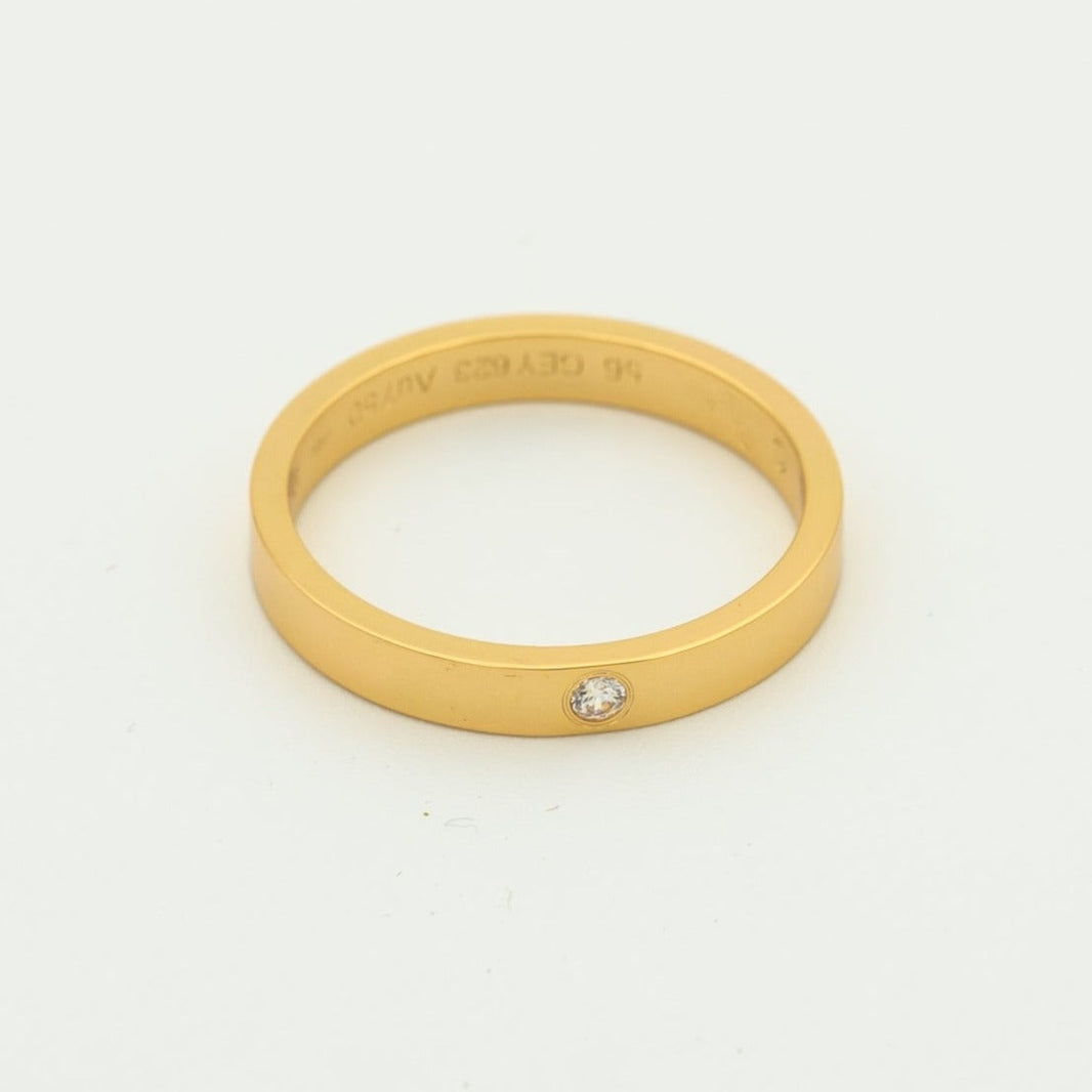 [Amore Jewelry]LOVE RING 4MM 1 DIAMOND