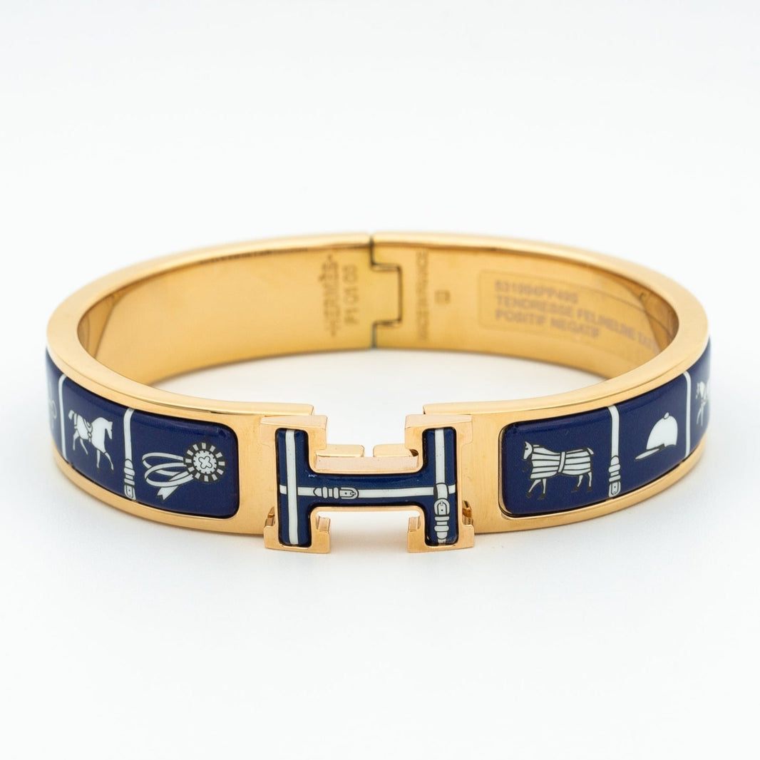 [Amore Jewelry]H BRACELET BLUE CERAMIC