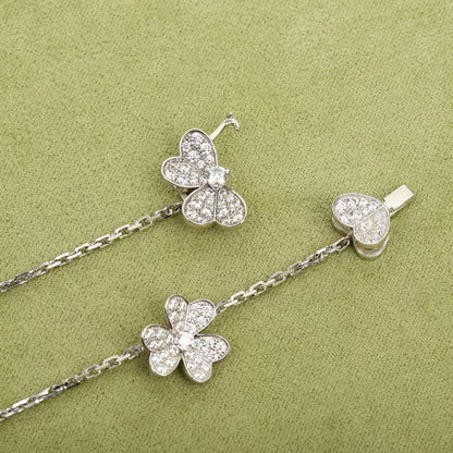 [Amore Jewelry]FRIVOLE SILVER 9 FLOWERS NECKLACE