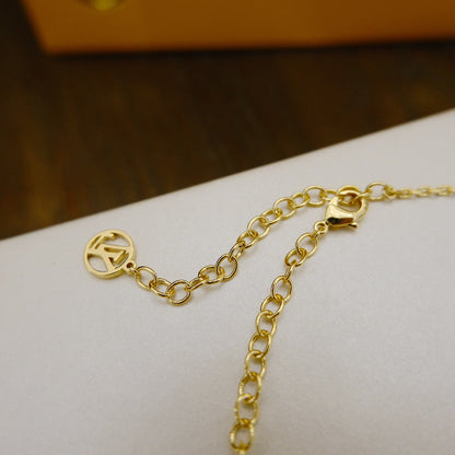 [Amore Jewelry]BLOOMING SUPPLE NECKLACE BRASS