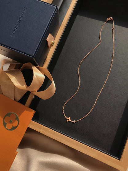 [Amore Jewelry]BLOSSOM PENDANT PINK GOLD AND DIAMOND