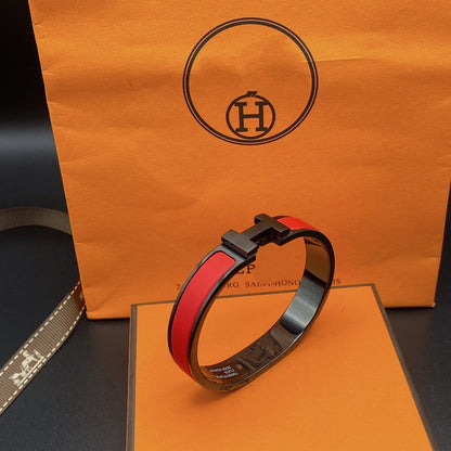[Amore Jewelry]CLIC HM SO BLACK RED BRACELET