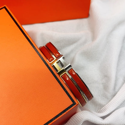 [Amore Jewelry]CLASSIC HM CLIC RED 8MM ENAMEL BRACELET