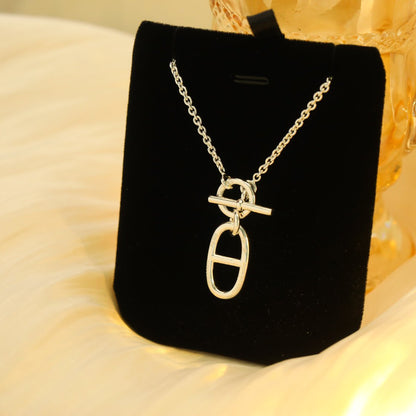 [Amore Jewelry]HM CHAINE D'ANCRE PENDANT NECKLACE STERLING SILVER
