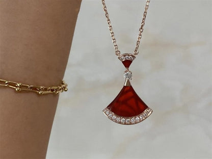 [Amore Jewelry]DREAM NECKLACE CARNELIAN DIAMOND