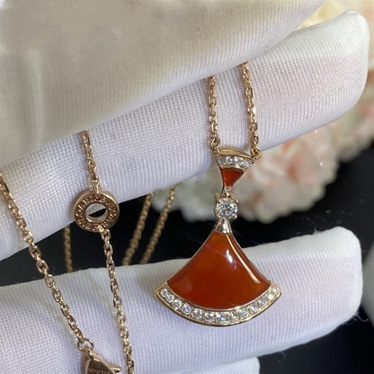 [Amore Jewelry]DREAM NECKLACE CARNELIAN DIAMOND