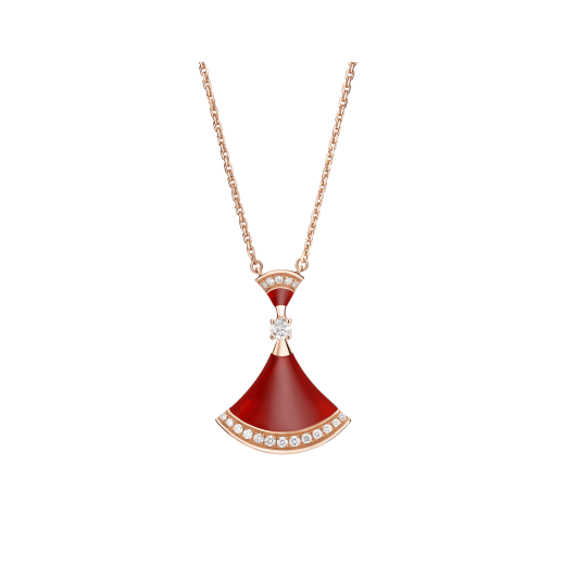 [Amore Jewelry]DREAM NECKLACE CARNELIAN DIAMOND