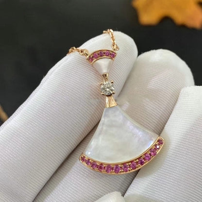 [Amore Jewelry]DREAM NECKLACE MOP PINK DIAMOND