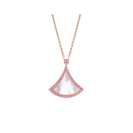 [Amore Jewelry]DREAM NECKLACE MOP DIAMOND PINK
