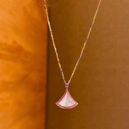[Amore Jewelry]DREAM NECKLACE MOP DIAMOND PINK