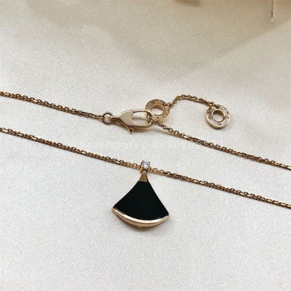 [Amore Jewelry]DREAM NECKLACE ONYX 1 DIAMOND