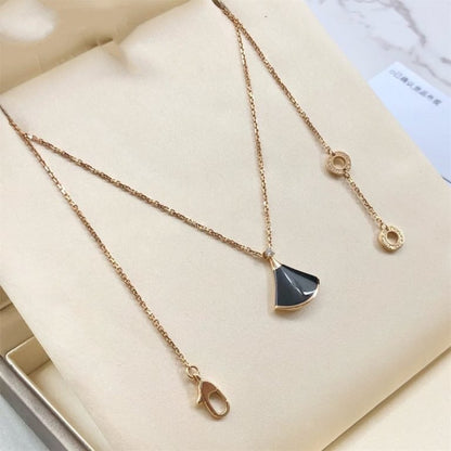 [Amore Jewelry]DREAM NECKLACE ONYX 1 DIAMOND
