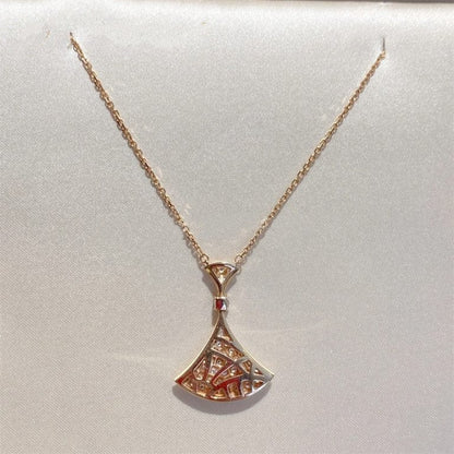 [Amore Jewelry]DREAM NECKLACE PINK GOLD FULL DIAMOND