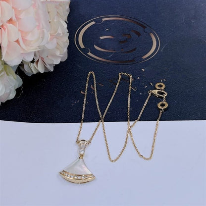 [Amore Jewelry]DREAM NECKLACE MOP GOLD DIAMOND