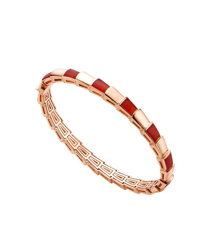 [Amore Jewelry]SERPENTI BRACELET PINK GOLD RUBELLITE